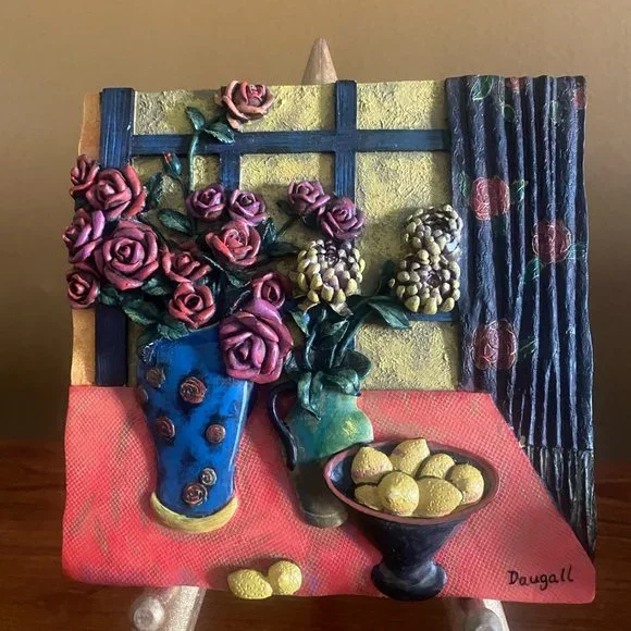 Jae Dougall floral decorative tiles - Picture 4 of 11